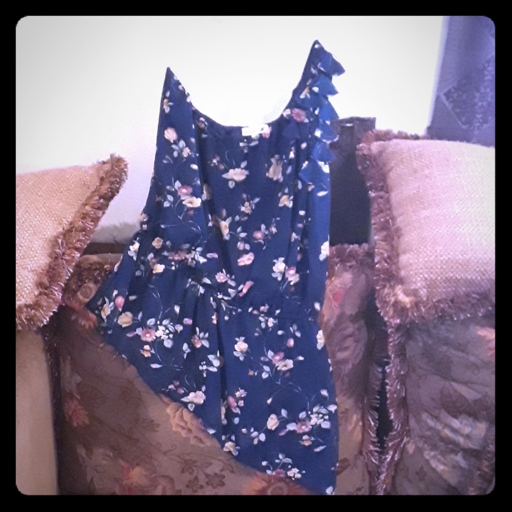 Off the shoulder blouse with flowers